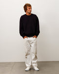 FLEECE CREW - Black