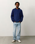 MERINO ROLL NECK SWEATER - Blue