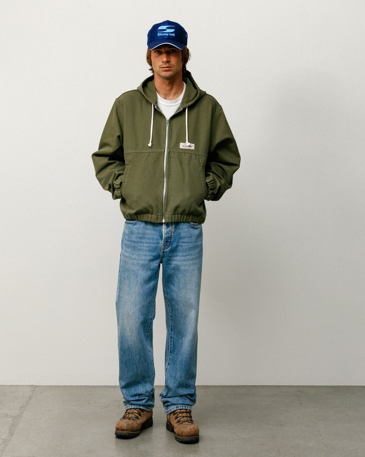 WORK JACKET CANVAS - Olive