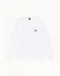 BASIC STÜSSY LS TEE - White
