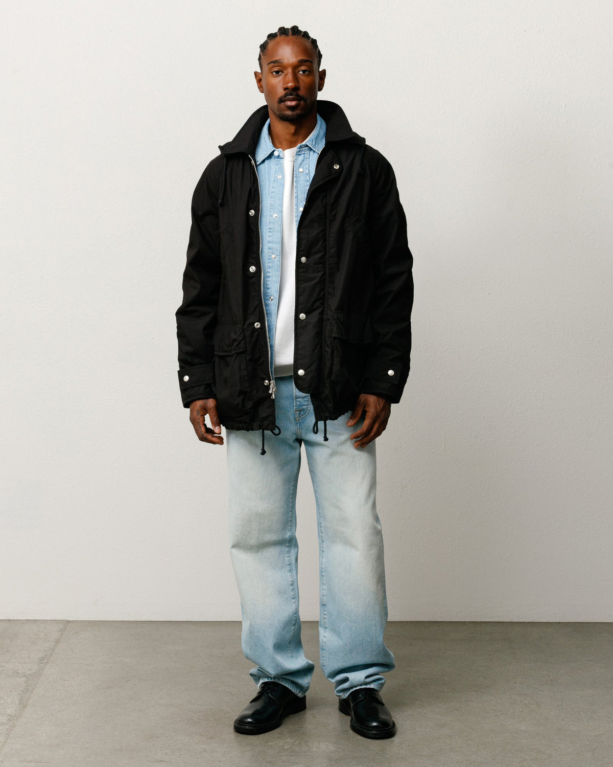 LIGHTWEIGHT FIELD PARKA - Black