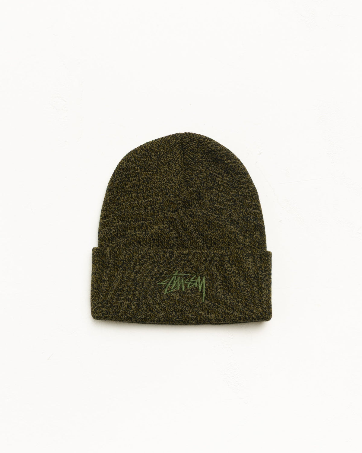 STOCK CUFF BEANIE - Marled Olive